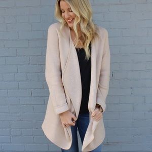 Tan cardigan